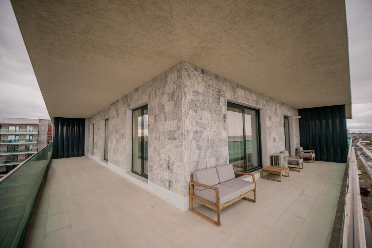 Luxury Promenada Apartment - Frontal Beachfront Mamaia Nord Navodari Dış mekan fotoğraf