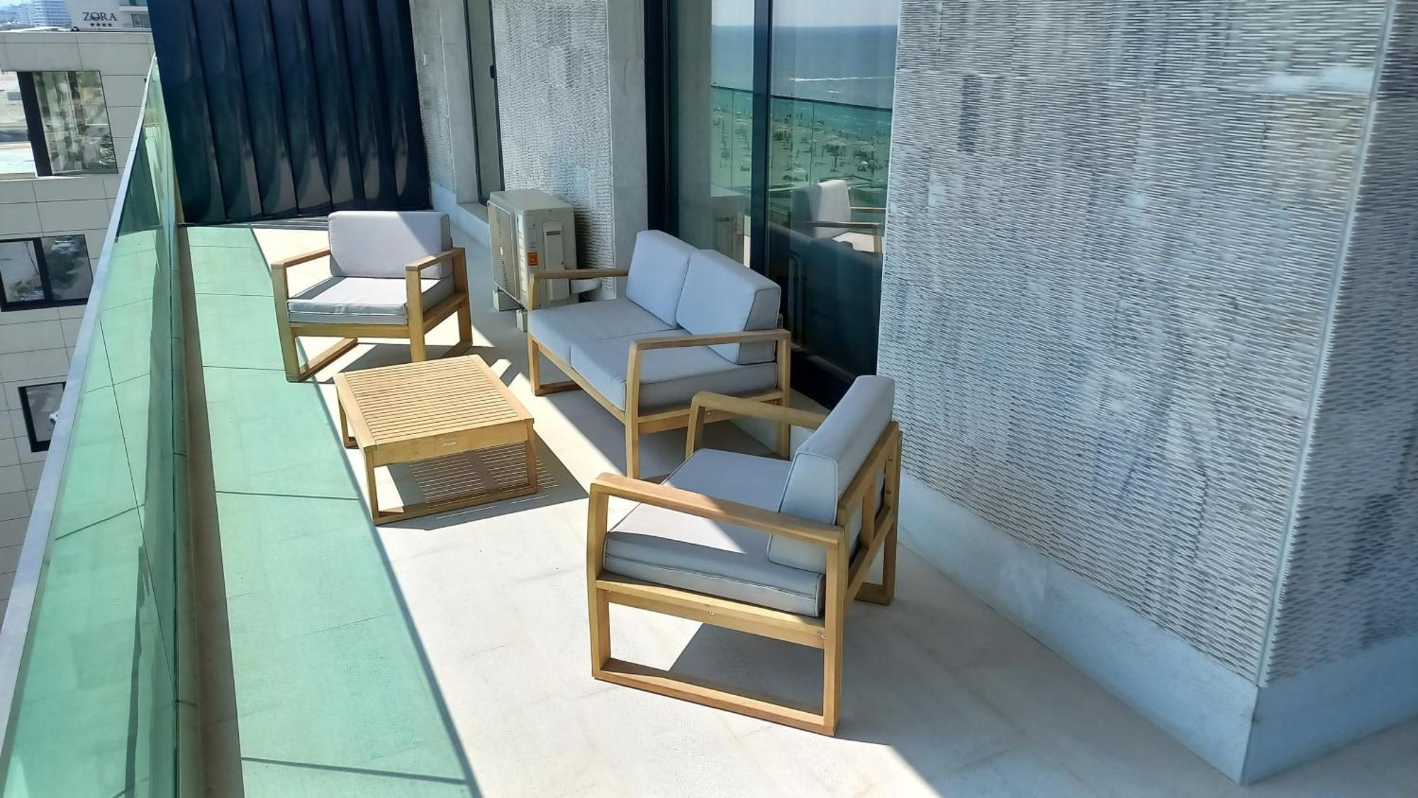 Luxury Promenada Apartment - Frontal Beachfront Mamaia Nord Navodari Dış mekan fotoğraf